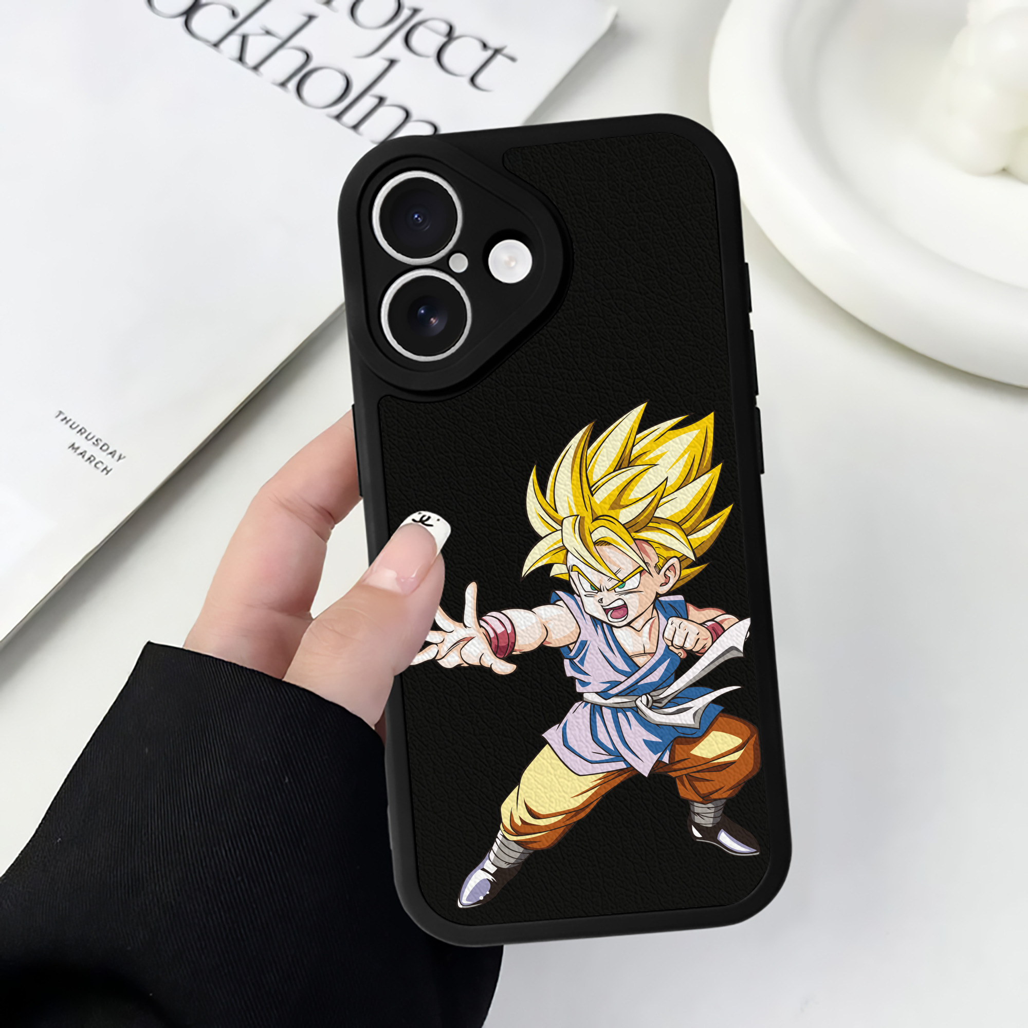 （画像用） ドラゴンボール ベジット DRAGON BALL Vegetto 【iPhone 16シリーズ対応】シリコンスマホケース（レザー調） 材質：シリコン